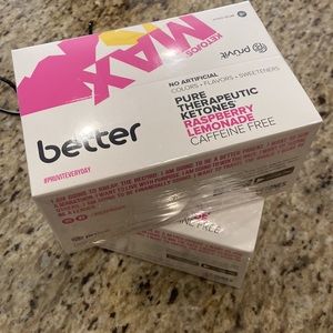 Pruv It Ketone’s Raspberry Lemonade 40 servings, 2 unopened boxes Expired